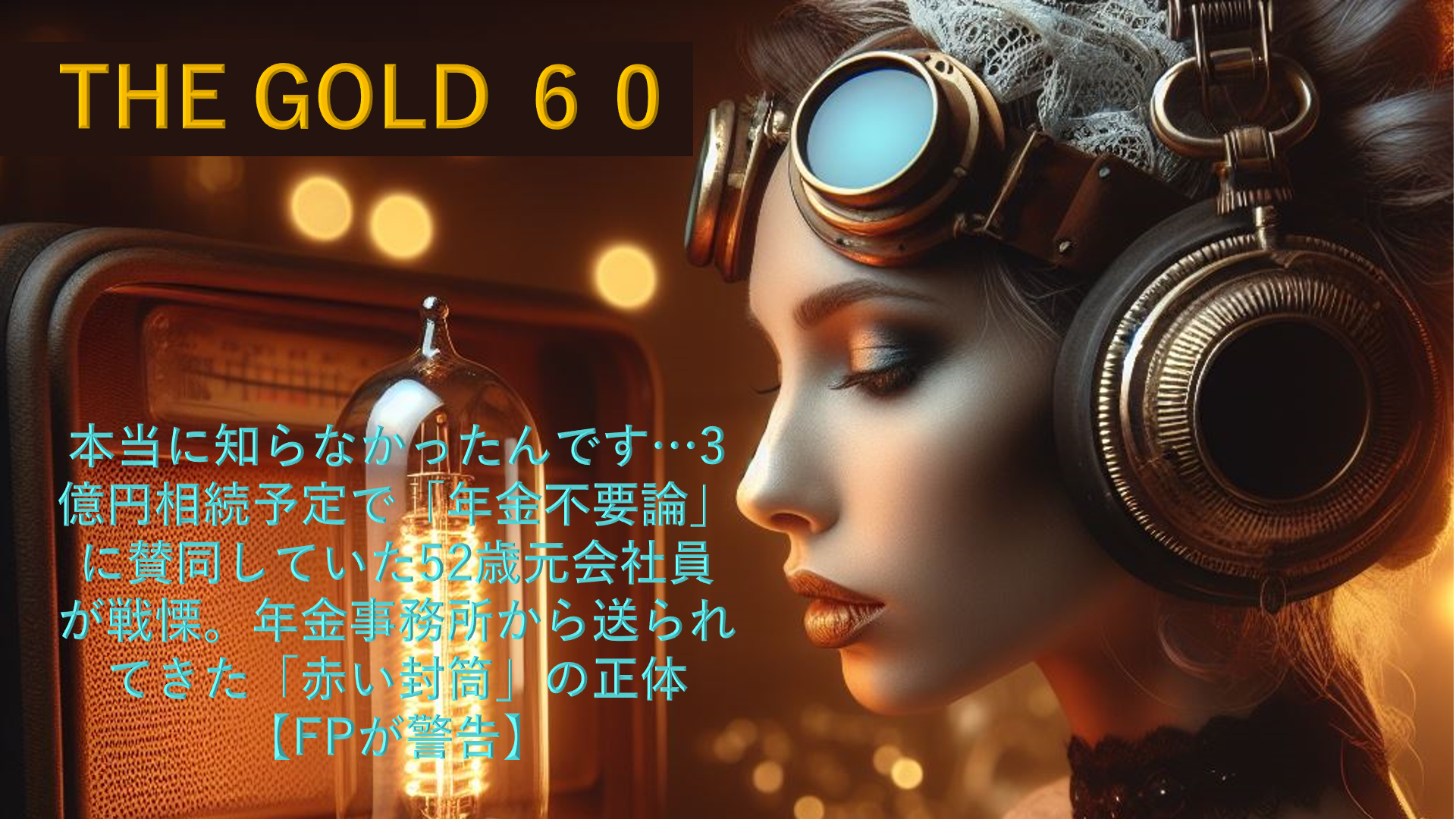 【メディア実績】THE GOLD ONLINE 本当に知らなかったんです…3億円相続予定で「年金不要論」に賛同していた52歳元会社員が戦慄。年金事務所から送られてきた「赤い封筒」の正体【FPが警告】