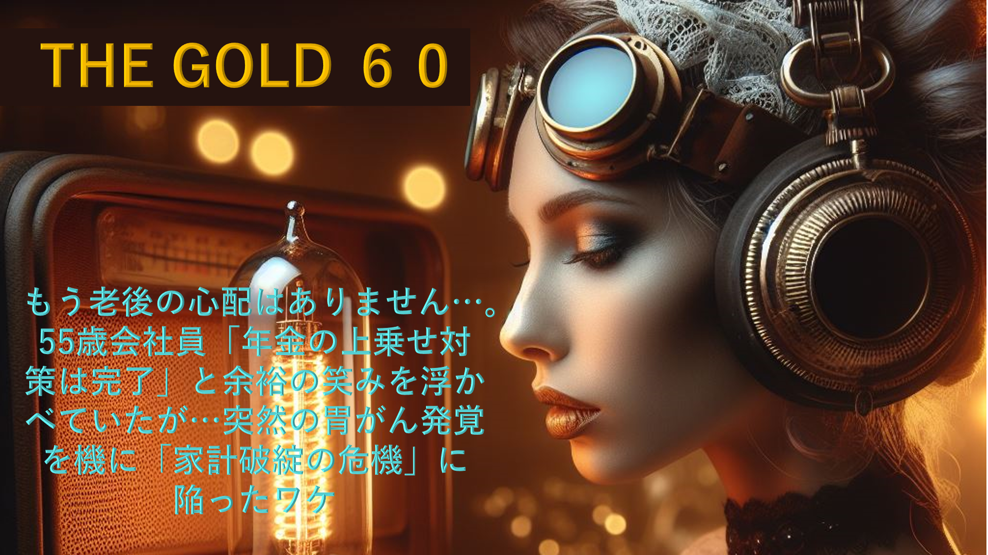 【メディア実績】THE GOLD 60 もう老後の心配はありません…。55歳会社員「年金の上乗せ対策は完了」と余裕の笑みを浮かべていたが…突然の胃がん発覚を機に「家計破綻の危機」に陥ったワケ