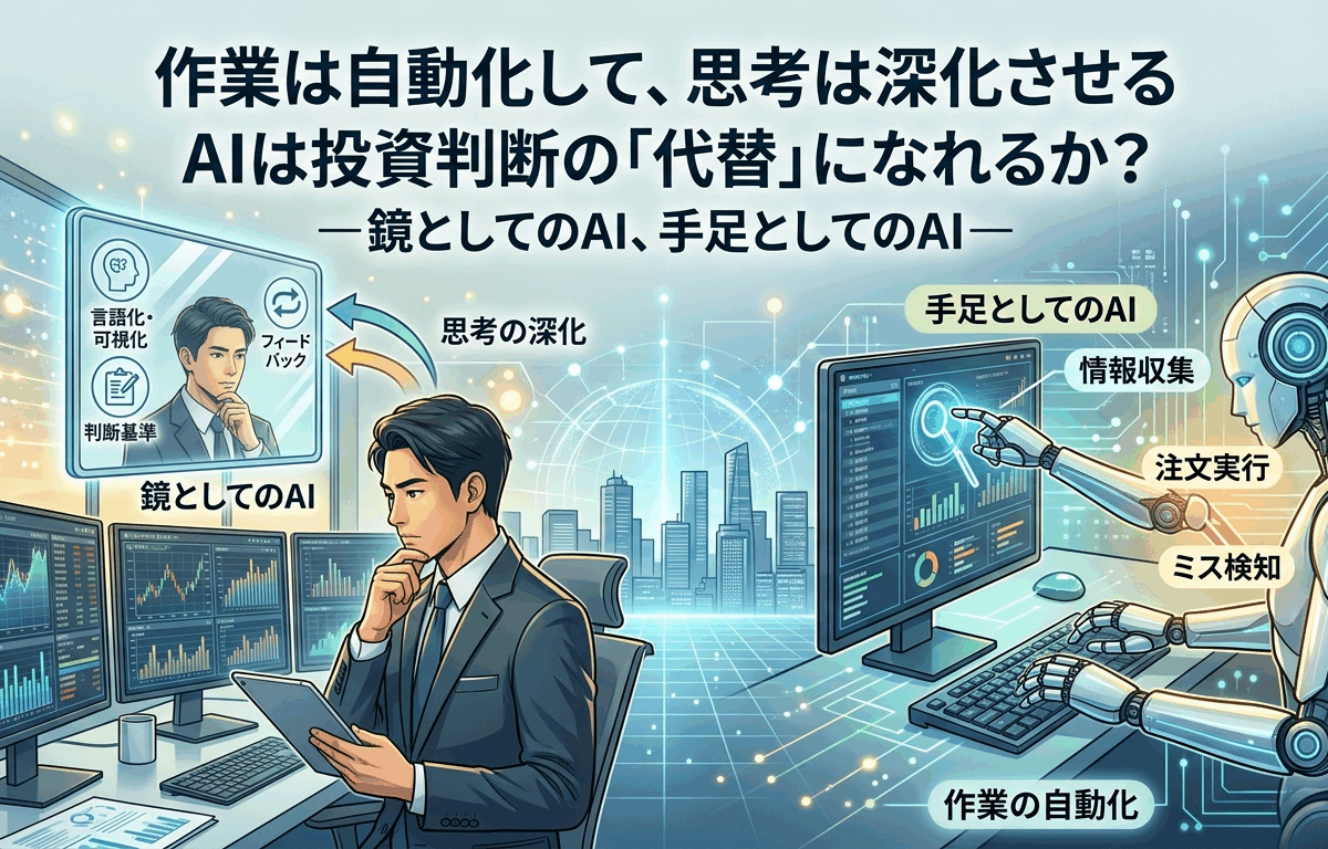 投資家を育てる「投資系AI活用術」| 優れたツールで、より賢明な意志決定と未来の選択へ！