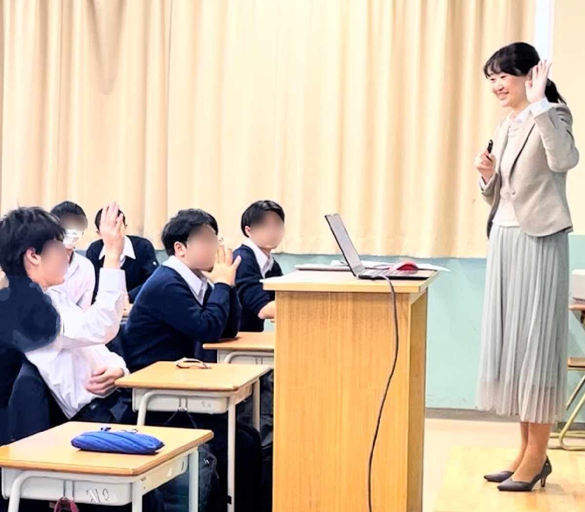 私立攻玉社高等学校にて授業を行いました