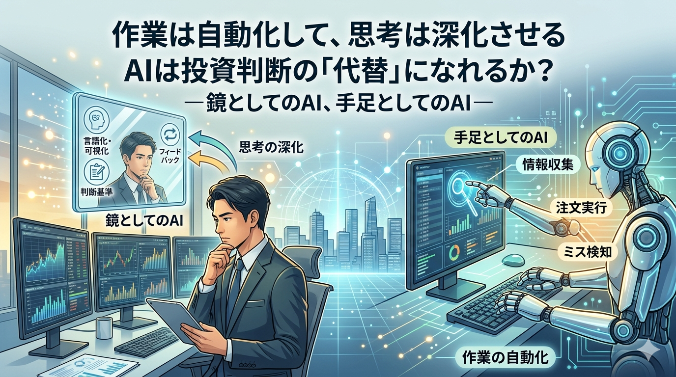 投資家を育てる「投資系AI活用術」| 優れたツールで、より賢明な意志決定と未来の選択へ！
