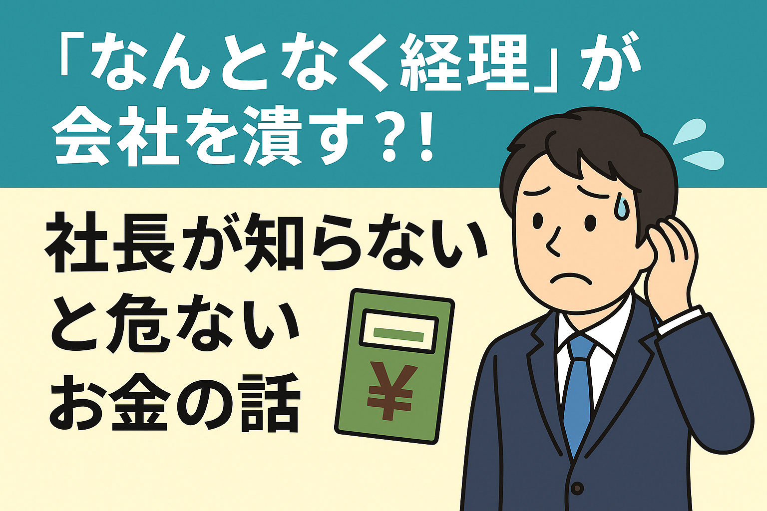 「なんとなく経理」が会社を潰す?!社長が知らないと危ないお金の話