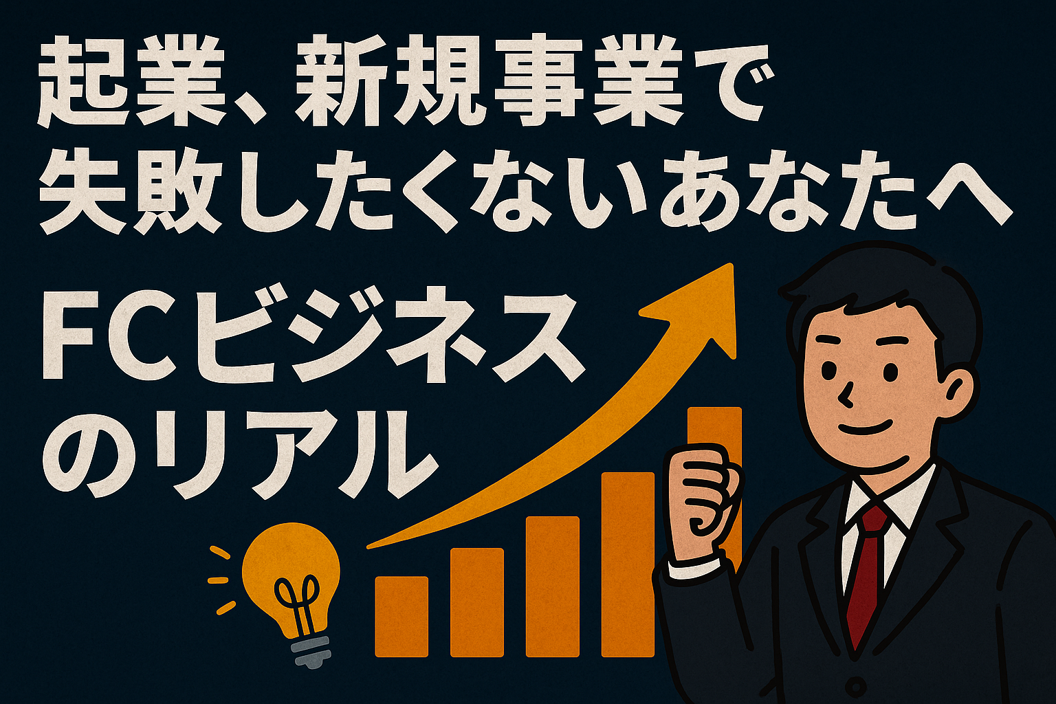 起業、新規事業で失敗したくないあなたへ　　FCビジネスのリアル