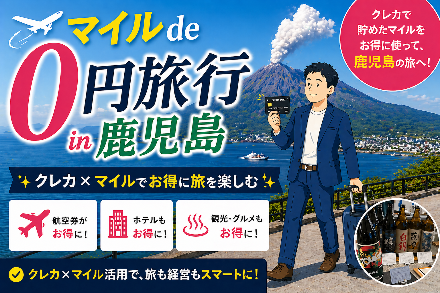 マイルde0円旅行レポート　 in 鹿児島　